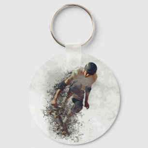  skateboard  key ring