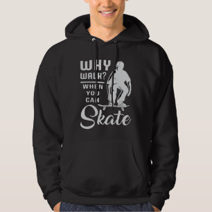 Skateboard Kickflip Skater Skating Skate Gift Idea Hoodie