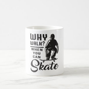 Skateboard Kickflip Skating Skate Funny Gift Idea Coffee Mug