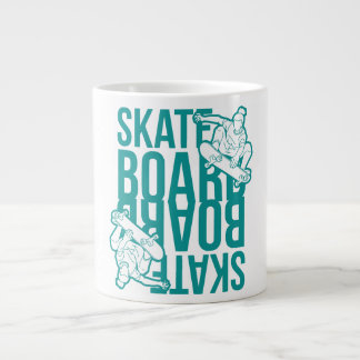 skateboard large coffee mug