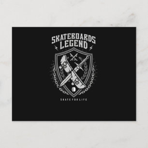 Skateboard Legend Postcard