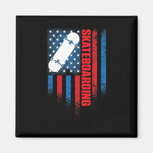 Skateboard Lover Skateboarder Skateboarding 2 Magnet