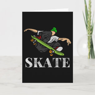 Skateboard Lover Skateboarding Skateboarder Skater Card