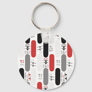 Skateboard Madness (GRB) Key Ring