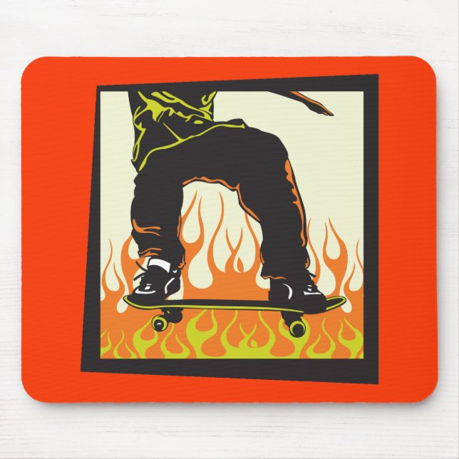 Skateboard Mouse Pad (Front)