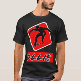 Skateboard Ollie Skateboarder Graphic T-Shirt