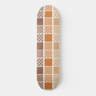 Skateboard Orange Brown