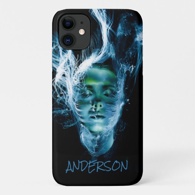 Skateboard Personalised Modern Black Cool lady Case-Mate iPhone Case (Back)