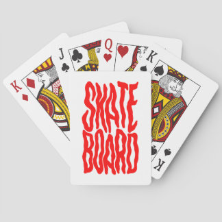 Skateboard Playing Cards