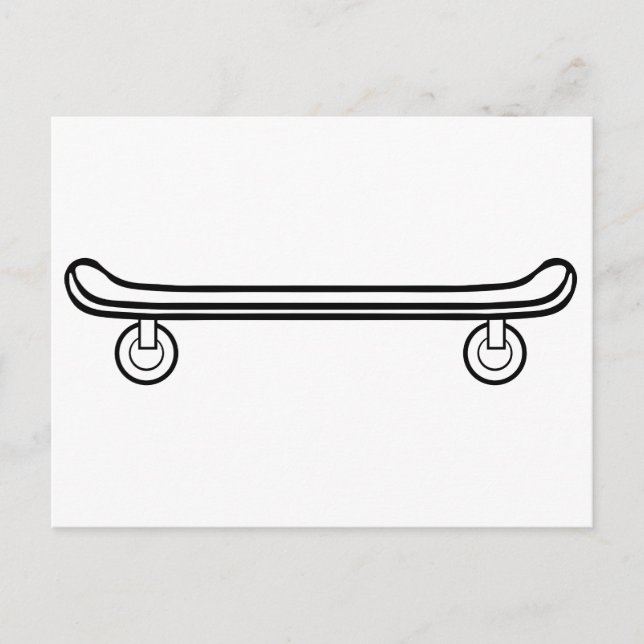 Skateboard Postcard (Front)