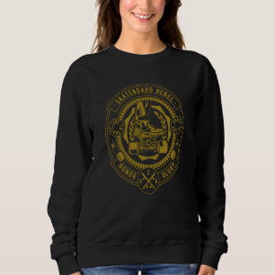 Skateboard Rebel for Skateboarder Retro  9 Sweatshirt