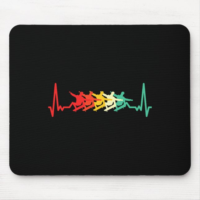 Skateboard Retro Skateboarding Gift  Mouse Pad (Front)