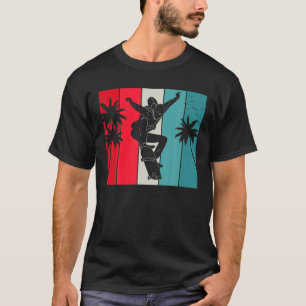 Skateboard Retro Vintage Distressed Skateboarding T-Shirt