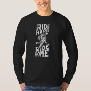 Skateboard Ride Hard Or Ride Home Vintage T-Shirt