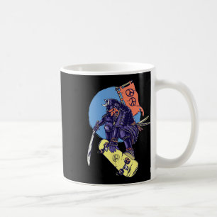 Skateboard Samurai Skateboarding Retro Skater Skat Coffee Mug