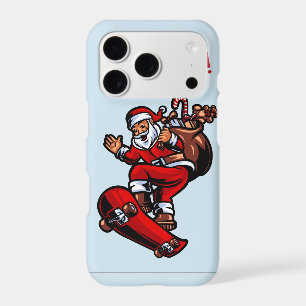 Skateboard Santa iPhone Case