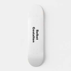 Skateboard Self-design - template