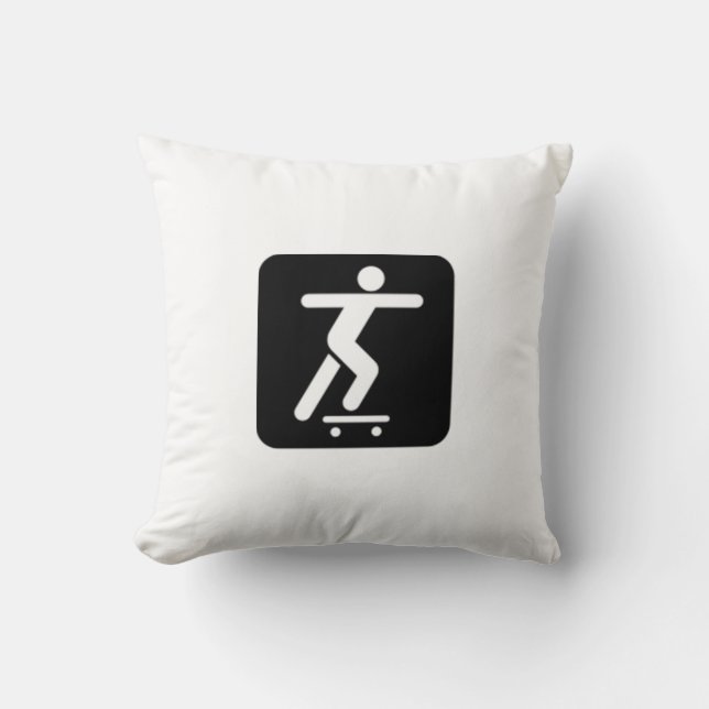 Skateboard Sign Cushion (Front)