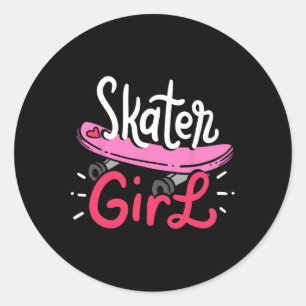 Skateboard Skateboarder Skateboarding  Classic Round Sticker