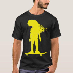 Skateboard Skateboarder Teen Tween Girl Skater Oll T-Shirt