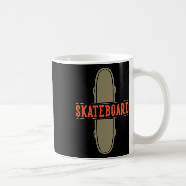 Skateboard Skateboarding  Coffee Mug (Right)