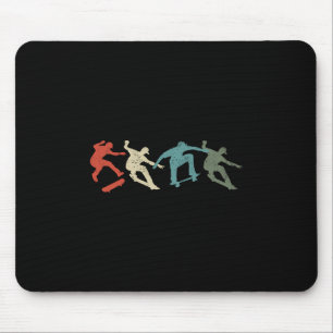 Skateboard Skateboarding Retro Gift For Skateboard Mouse Pad