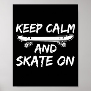 Skateboard Skateboarding Skateboarder Poster