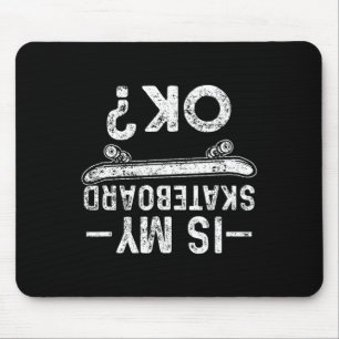 Skateboard Skateboarding Skateboarder Vintage Gift Mouse Pad
