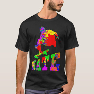 Skateboard skateboarding skater vintage boarder sk T-Shirt