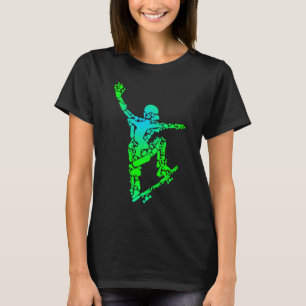 Skateboard skateboarding skater vintage boarder sk T-Shirt