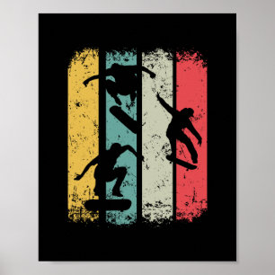 Skateboard Skater Boys Skateboarders Kids - Skateb Poster
