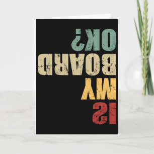Skateboard Skater Funny Skateboarder Quote Is My B Card