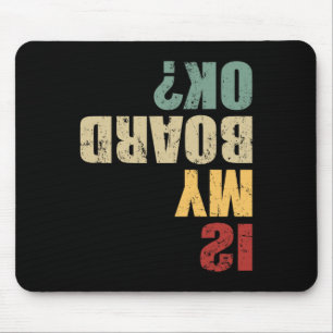 Skateboard Skater Funny Skateboarder Quote Is My B Mouse Pad