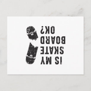 Skateboard Skater Skating Skateboarding Gift Idea Postcard