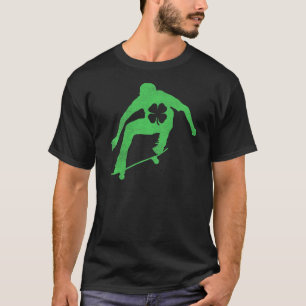 Skateboard Skater St Patrick's Day  Irish Saint Pa T-Shirt