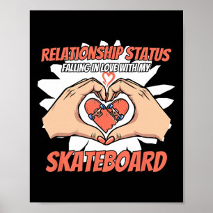 Skateboard Skating Skateboarding Skater Complicate Poster
