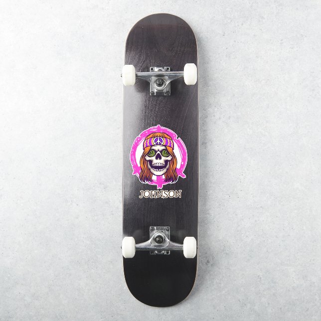 Skateboard SKULL HIPPY  (Skateboard)