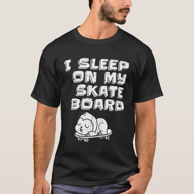 Skateboard Sloth T-Shirt (Front)