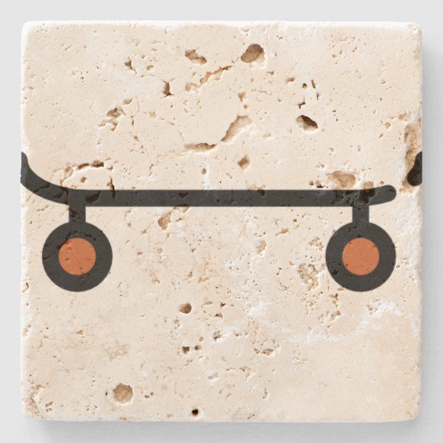 skateboard stone coaster (Front)