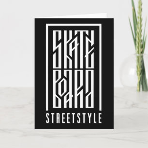 Skateboard Street Style - Skateboarder And Skatebo Card