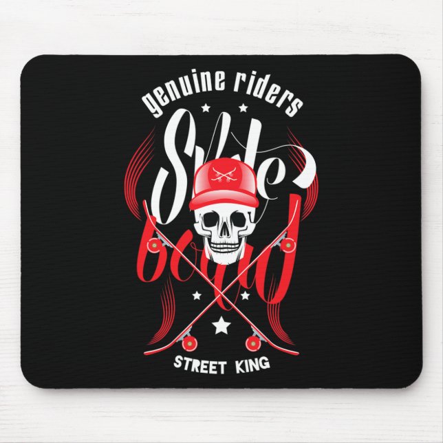 Skateboard T Shirt  Mouse Pad (Front)