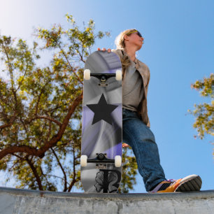 Skateboard Trend Abstract Trend Lavender Violet
