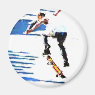 Skateboard Tricks Magnet