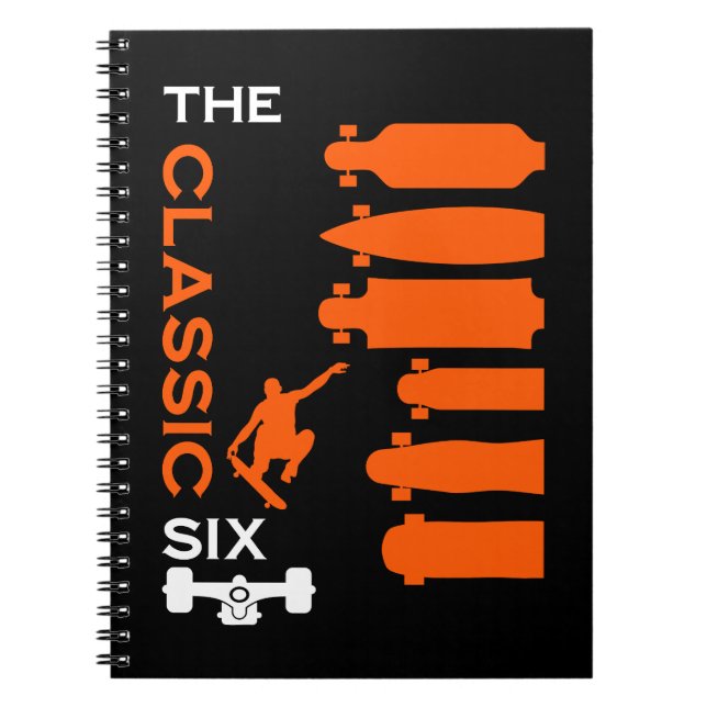 Skateboard Types Notebook (Front)