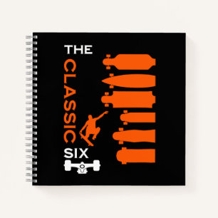 Skateboard Types Notebook
