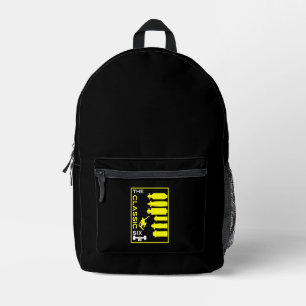 Skateboard Types Printed Backpack