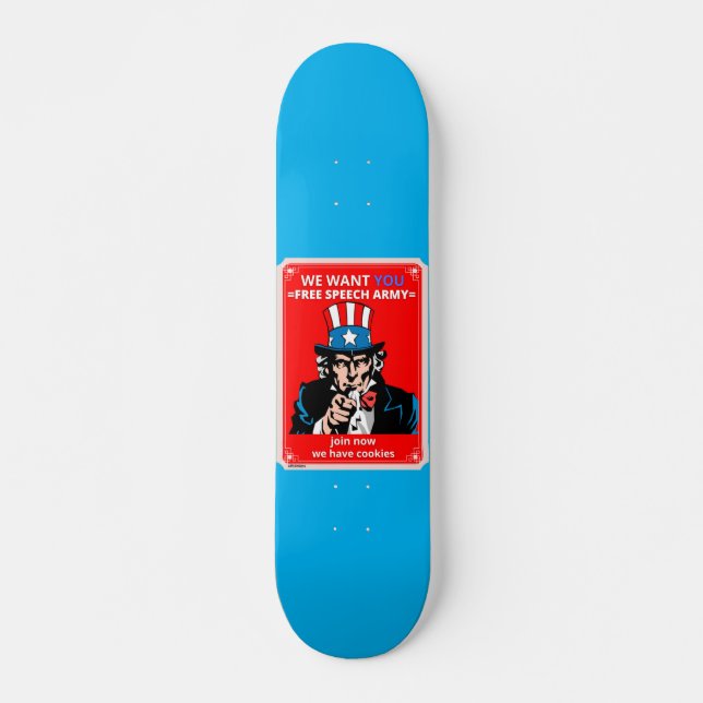 skateboard "UNCLE SAM" (Front)