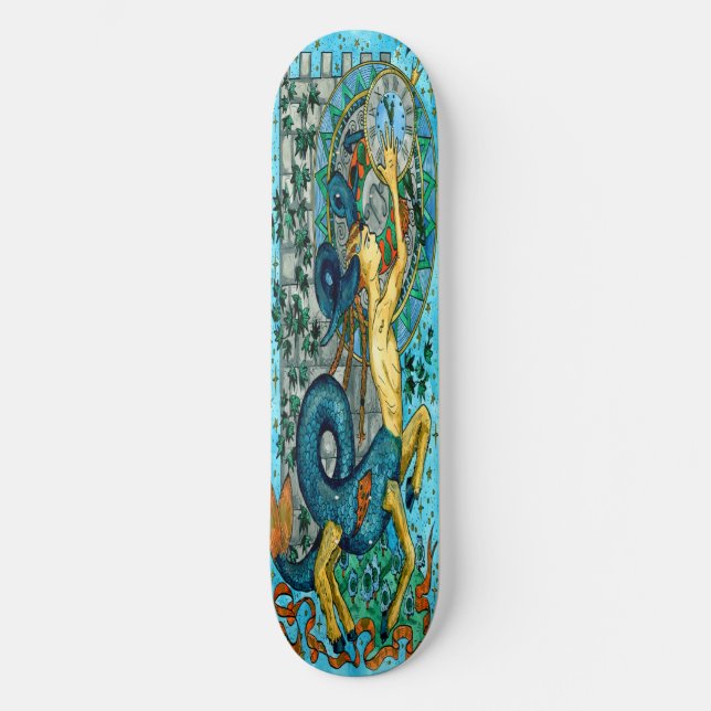 skateboard Vintage Elegant Capricorn (Front)