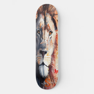 skateboard Watercolor Lion King