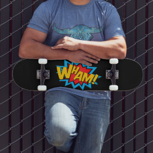 Skateboard - Wham! Black
